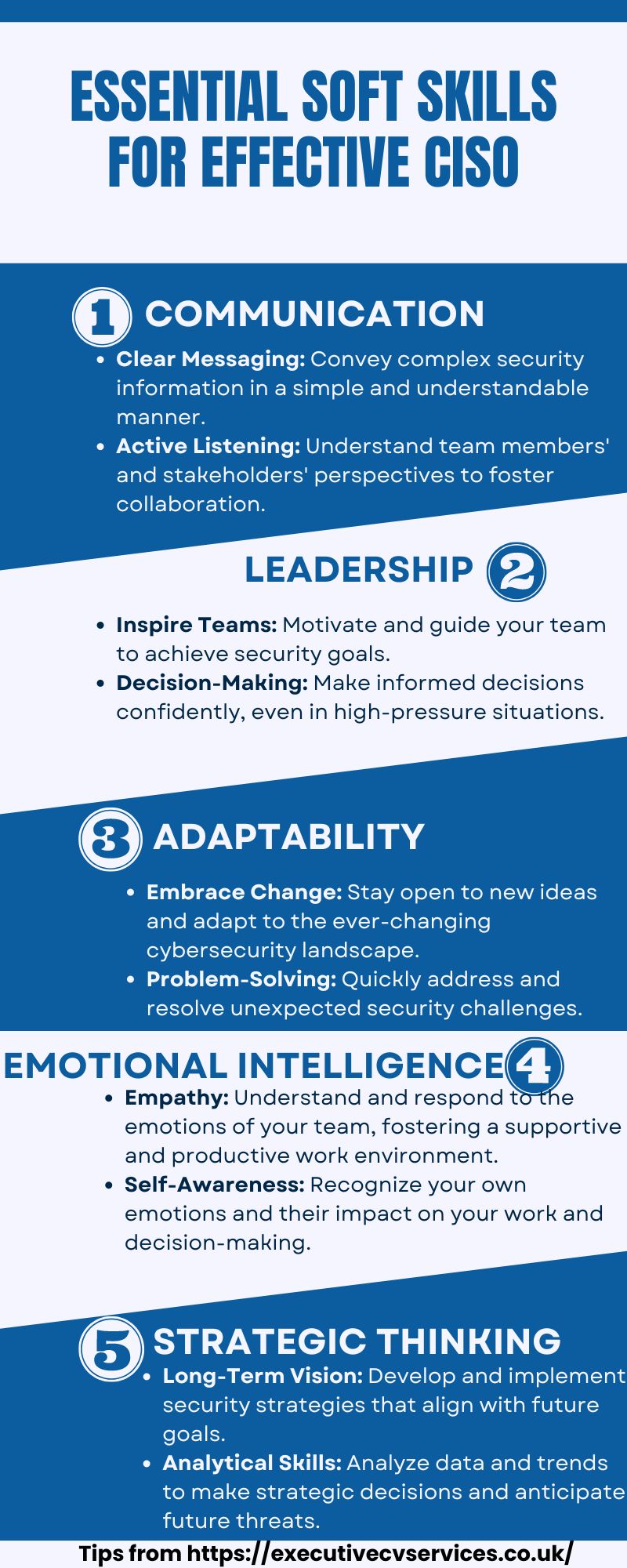 Essential soft skills for CISO chief information security officer